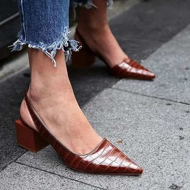 Adriana | Slingback Heels with Pointed Toe for Women