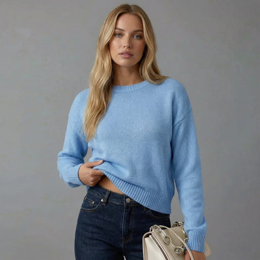 Skyla | Soft Knit Long Sleeve Sweater