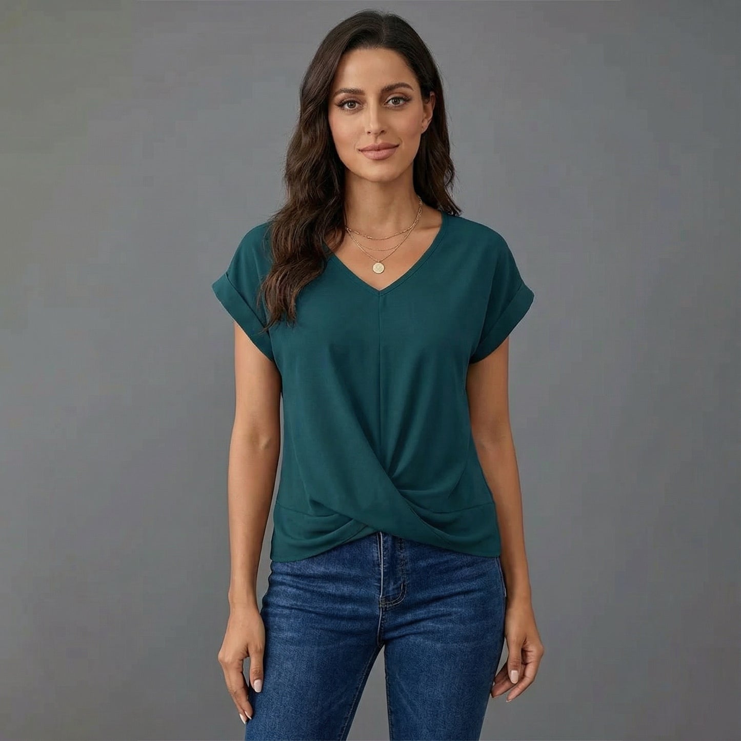 Arden | V-Neck Relaxed Blouse