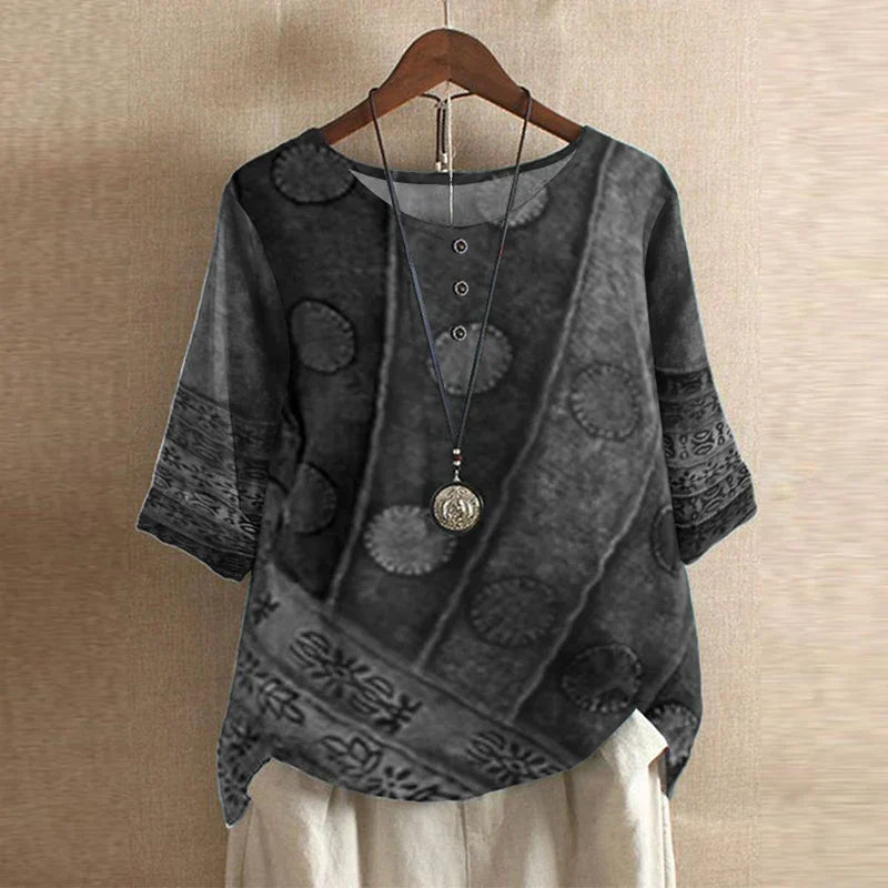 Henrietta | Floral Vintage Blouse for Women