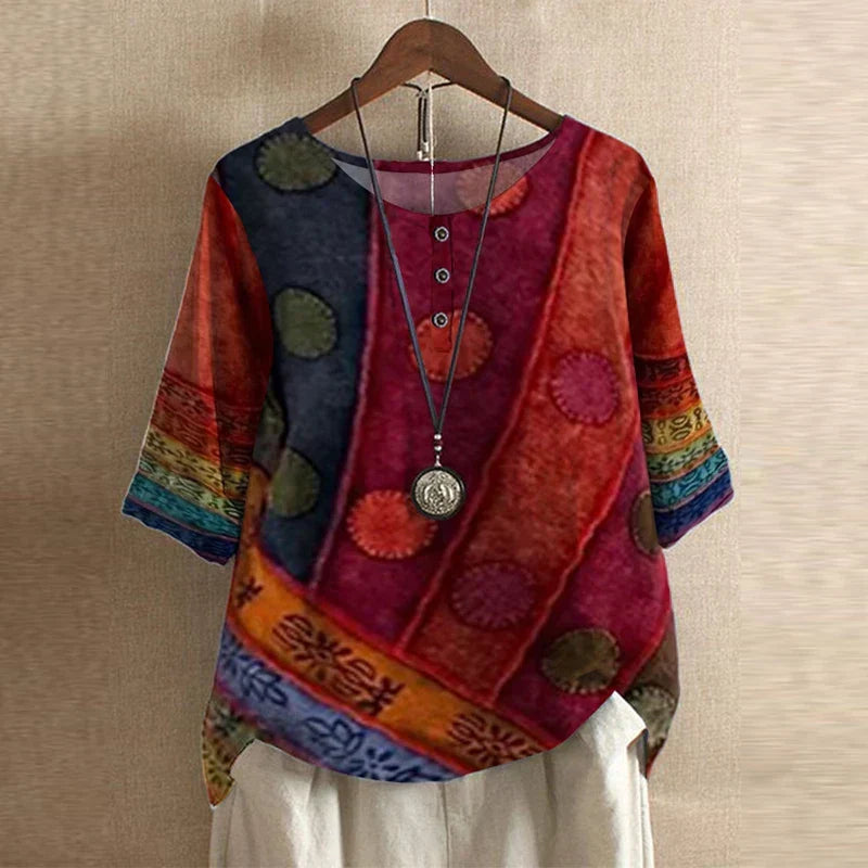 Henrietta | Floral Vintage Blouse for Women