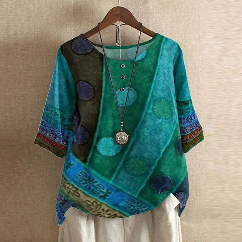 Henrietta | Floral Vintage Blouse for Women